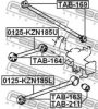 FEBEST TAB-211 Control Arm-/Trailing Arm Bush